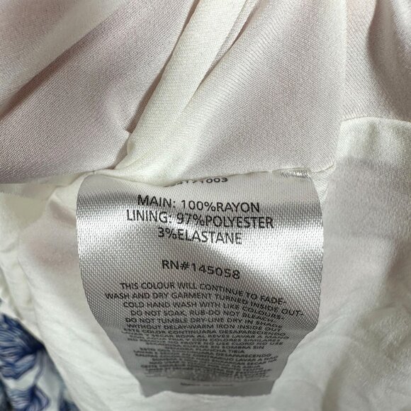 Stylestalker Womens Magnolia Floral Mini Dress Size XS Blue White Open Back NWT - Picture 14 of 15